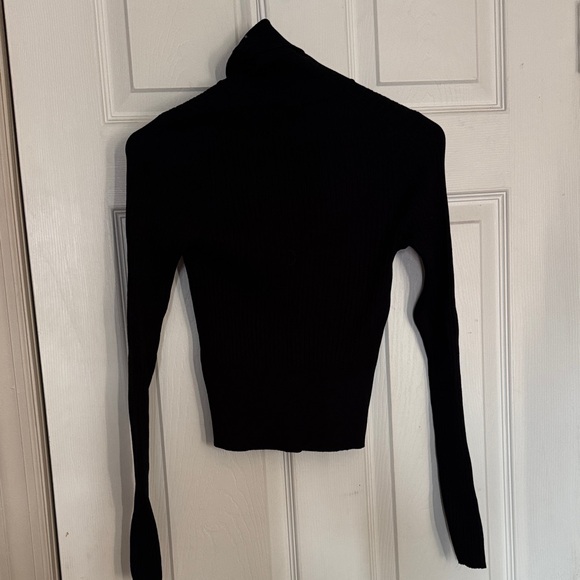 Zara Black Turtleneck Top - Picture 2 of 6